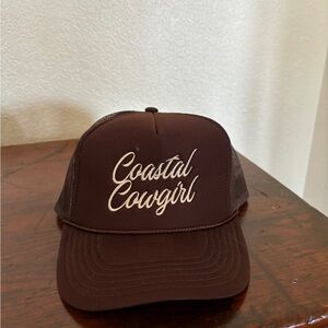 Brown Coastal Cowgirl Trucker Hat